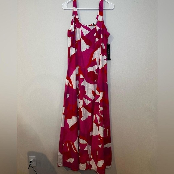 MSK Dresses & Skirts - NWT MSK Brand pink red and white floral women's dress size medium.